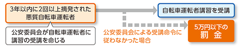 自転車の運転による交通の危険を防止するための講習に関する規定の整備