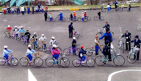 自転車安全教室（岩手県）