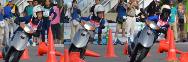 女性クラス走行