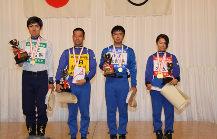 各クラスの優勝者