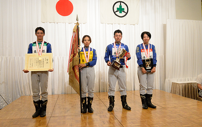 団体優勝した埼玉県チーム