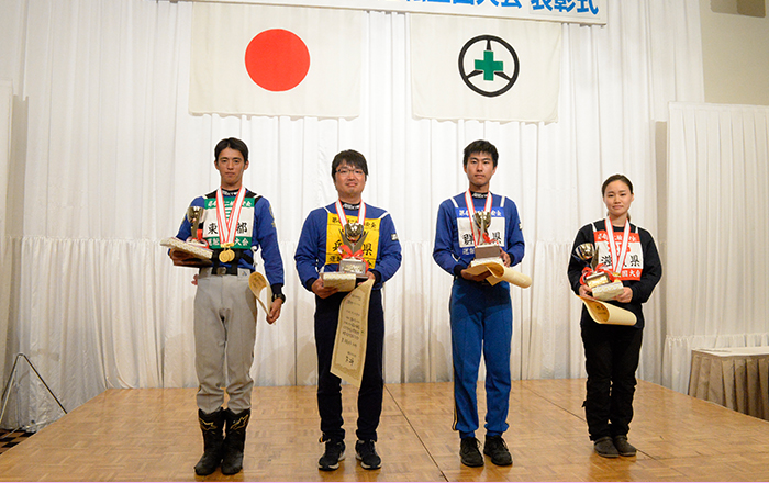 各クラスの優勝者