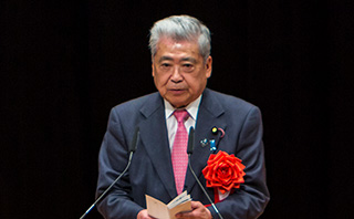 参議院議長のあいさつ