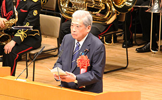 参議院議長のあいさつ
