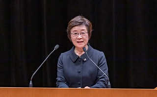国家公安委員会委員長の来賓あいさつ