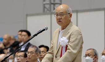 野田理事長の開会挨拶