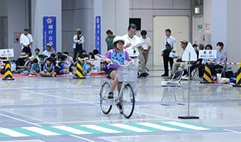 安全走行テストの一場面(1)
