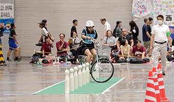 技能走行テストの一場面(4)